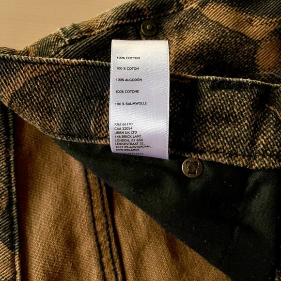 Teddy Fresh Unisex Brown Teddy Bears Straight Leg Carpenter Jeans Pants size 28 - Picture 7 of 7